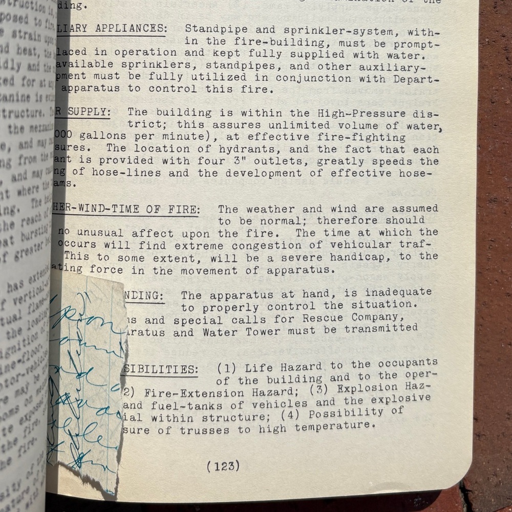 1932 New York Fire Department Firefighter Quiz Book Trial Examinations NYFD NYC - Picture 7 of 11